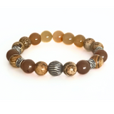 Men's Jasper & Agate Bracelet