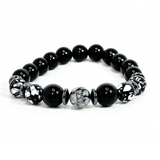 Jasper & Hematite Men's Bracelet