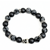 Skull & Jasper Men's Bracelet