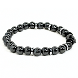 Skull Hematite Men's Bracelet