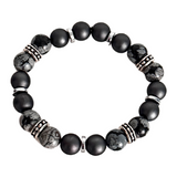 Jasper & Hematite Men's Bracelet