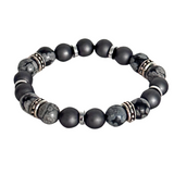 Jasper & Hematite Men's Bracelet