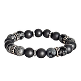 Jasper & Hematite Men's Bracelet