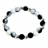 Black & White Design Men's Bracelet