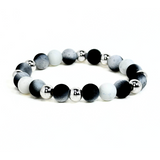 Black & White Design Men's Bracelet