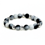 Black & White Design Men's Bracelet