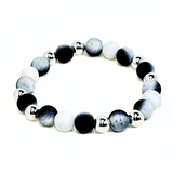 Black & White Design Men's Bracelet