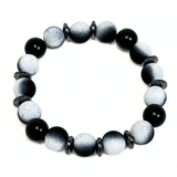 Black & White Design Men's Bracelet