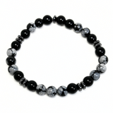 Black & White Design Men's Bracelet