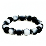 Black & White Design Men's Bracelet