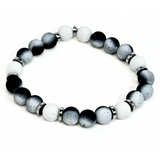 Black & White Design Men's Bracelet