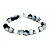 Black & White Design Men's Bracelet