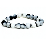 Black & White Design Men's Bracelet