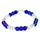 Purple & Blue Aura Men's Bracelet