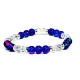 Purple & Blue Aura Men's Bracelet