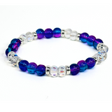 Purple & Blue Aura Men's Bracelet