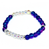 Purple & Blue Aura Men's Bracelet