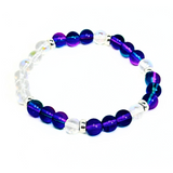 Purple/Blue Aura Men's Bracelet