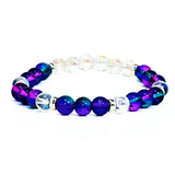 Purple/Blue Aura Men's Bracelet