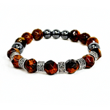 Tiger's Eye & Hematite Men's Bracelet