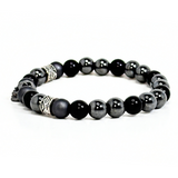 Skull Hematite Men's Bracelet