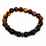 Jasper & Tiger's Eye Men's Bracelet