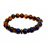 Jasper & Tiger's Eye Men's Bracelet