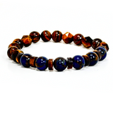 Jasper & Tiger's Eye Men's Bracelet