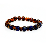 Jasper & Tiger's Eye Men's Bracelet