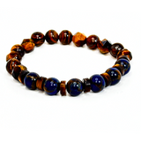 Jasper & Tiger's Eye Men's Bracelet