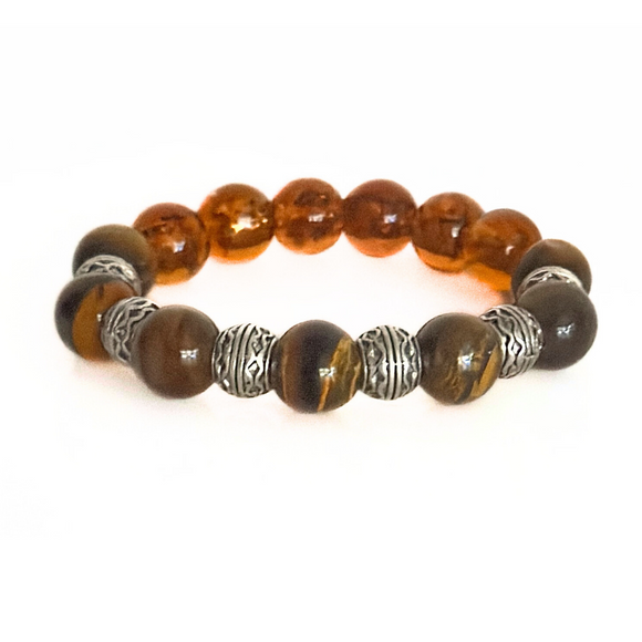 Tiger's Eye Men's Bracelet