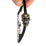 Skull Charm Men's Bracelet