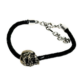 Skull Charm Men's Bracelet