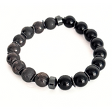 Onyx & Hematite Men's Bracelet