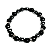 Onyx & Hematite Men's Bracelet