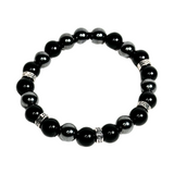 Onyx & Hematite Men's Bracelet