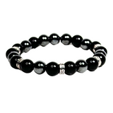 Onyx & Hematite Men's Bracelet