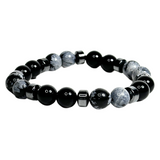 Onyx, Jasper & Hematite Men's Bracelet