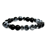 Onyx, Jasper & Hematite Men's Bracelet