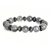 Quartz & Labradorite Men's Bracelet