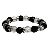 Black Design Men's Bracelet