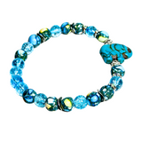 Elephant Charm and Holwite Women's Bracelet