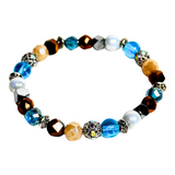 Tiger Eye and Hematite Women's Bracelet