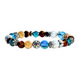 Tiger Eye and Hematite Women's Bracelet