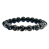 Gunmetal, Black & Hematite Men's Bracelet