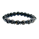 Gunmetal, Black & Hematite Men's Bracelet