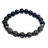 Gunmetal, Black & Hematite Men's Bracelet