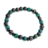 Gunmetal, Black & Hematite Men's Bracelet