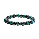 Gunmetal, Black & Hematite Men's Bracelet