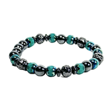 Gunmetal, Black & Hematite Men's Bracelet